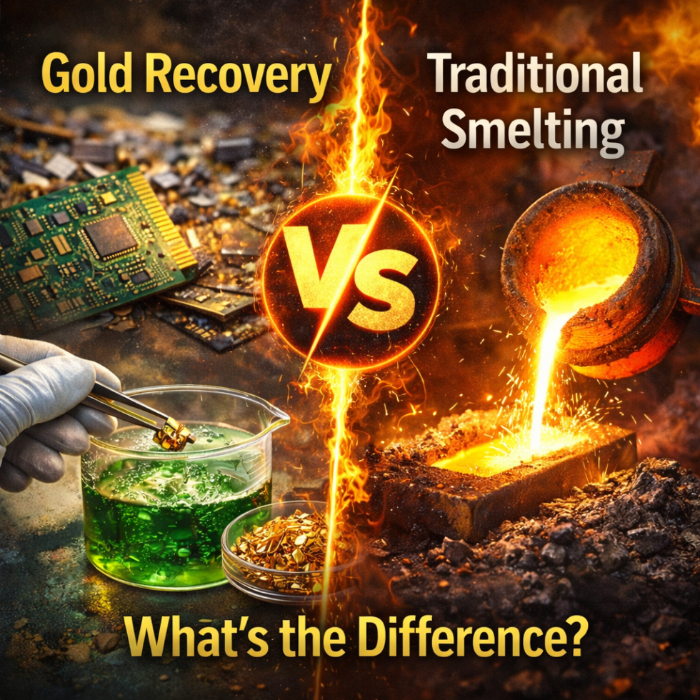 Gold Recovery vs Traditional Smelting: What’s the Difference? - MRT Gold