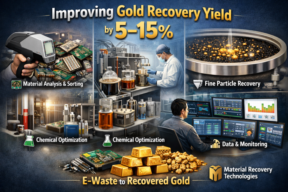 Case Study: How Refineries Improve Gold Recovery Yield by 5–15% - MRT Gold